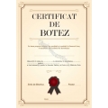 Certificat botez, Model3